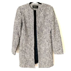 Dana Buchman Collarless Coat